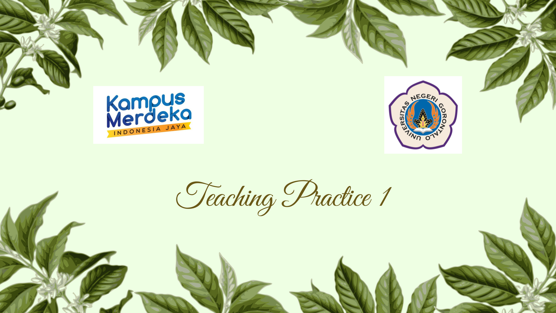 TEACHING PRACTICE
